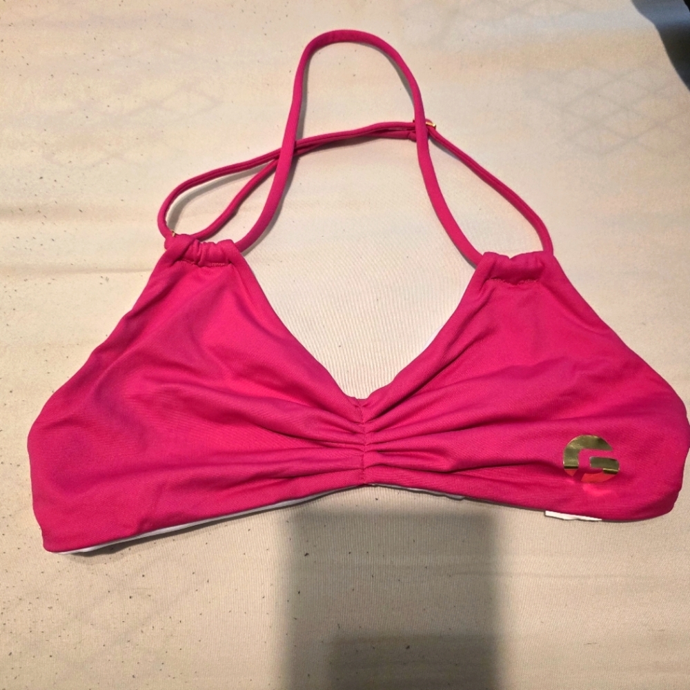 Pink Sports Bra